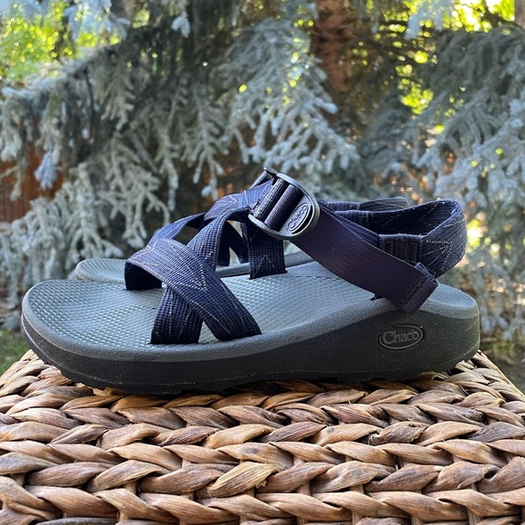 Chaco Zcloud Athletic Sandal AERO Blue Ankle Strap Sandal Buckle Men EU 41 Wide main image 8